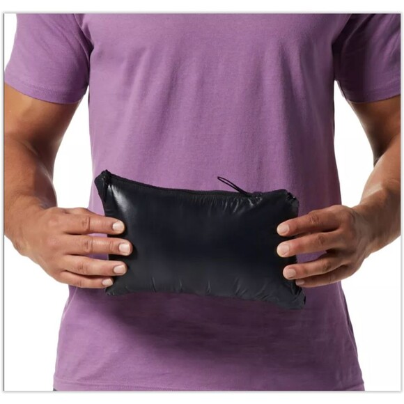 NWT Mountain Hardwear Ghost Whisperer 2 Packable Ultralight Down Jacket Black XL - Picture 7 of 9